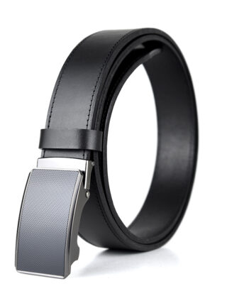 Kožený opasok s brzdou, šírka 3.5cm, FIBER