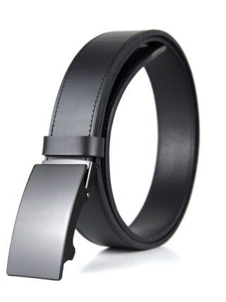 Kožený opasok s brzdou, šírka 3.5cm, DARKPEARL