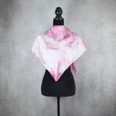 Hodvábna šatka LIMITED_216, Ručná výroba na Slovensku, 90 x 90cm