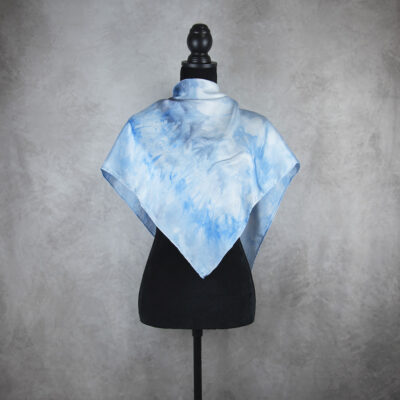 Hodvábna šatka LIMITED_223, Ručná výroba na Slovensku, 90 x 90cm