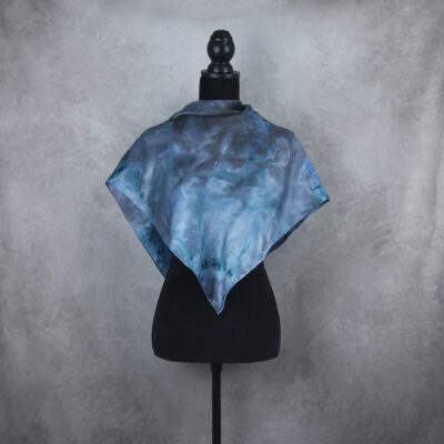 Hodvábna šatka LIMITED_292, Ručná výroba na Slovensku, 90 x 90cm