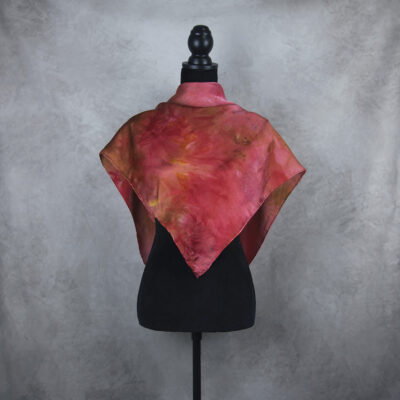 Hodvábna šatka LIMITED_293, Ručná výroba na Slovensku, 90 x 90cm