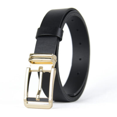 Unisex kožený opasok IRON VEIL, šírka 3.3cm, Slovenská výroba