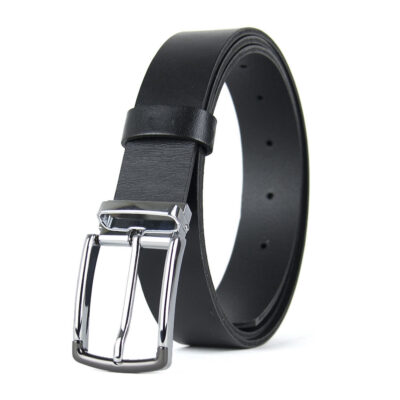 Unisex kožený opasok SILVERLINE, šírka 3.3cm, Slovenská výroba