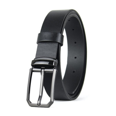 Unisex kožený opasok PLATINUM, šírka 3.3cm, Slovenská výroba