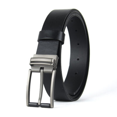 Unisex kožený opasok TITAN SHADOW, šírka 3.3cm, Slovenská výroba