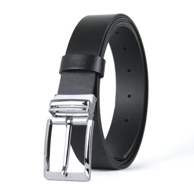 Unisex kožený opasok OBSIDIAN, šírka 3.3cm, Slovenská výroba