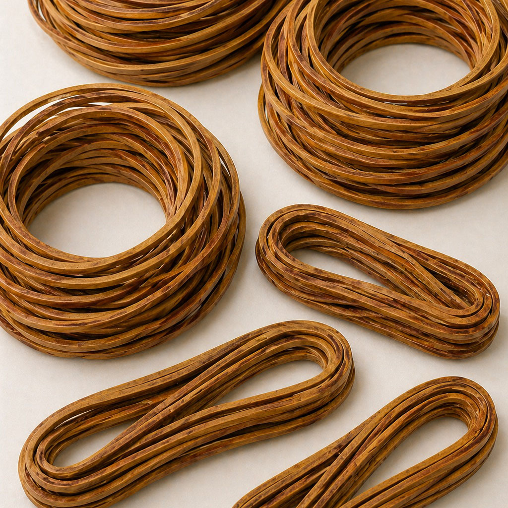 Kožené pásiky na DIY tvorbu koňakové 30 ks | Handmade materiál Kožené pásiky na DIY tvorbu koňakové 30 ks | Handmade materiál